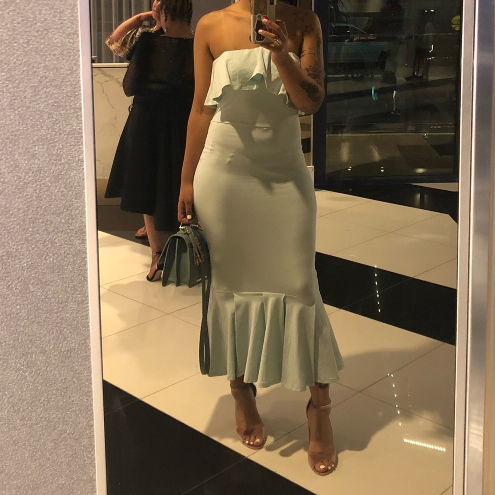 ASOS strapless dress